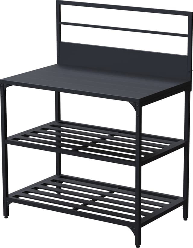 VARI Outdoor Kitchen modul 1 med hyllor (svart)