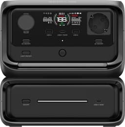 EcoFlow River 3 Max bærbar strømstasjon + EB300 Ekstra batteri