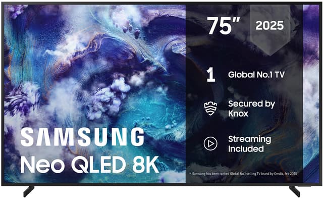 Samsung 75" QN900F Neo QLED 8K MiniLED Smart TV (2025)