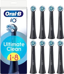 Oral-B iO Ultimate Clean tandborstrefill 778497 8st (svart)
