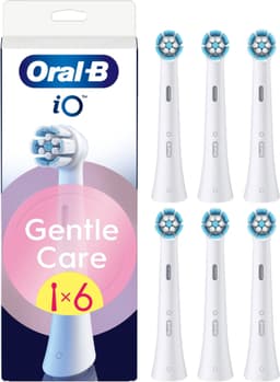 Oral-B iO Gentle Care tandborstrefill 6st 195485 (vit)