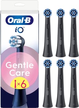 Oral-B iO Gentle Care tandborstrefill 6st 599214  (svart)