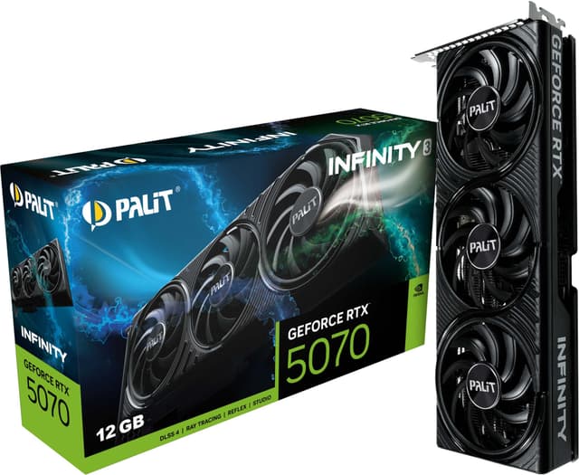 Palit GeForce RTX 5070 Infinity näytönohjain (12 GB GDDR7)