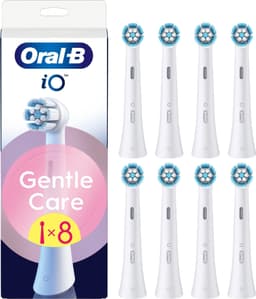 Oral-B iO Gentle Care ekstra tannbørstehoder 8 stk. 778350 (hvit)