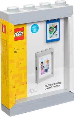 LEGO valokuvakehys (kivenharmaa)