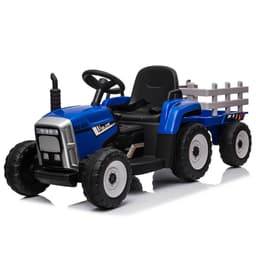 Swoop Elbil Traktor for Barn med Tilhenger