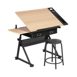 Lykke Tegnebord med tre topp og krakk