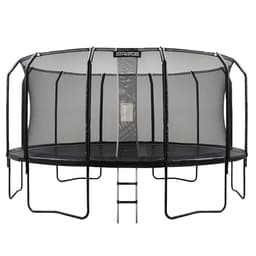 Stratos Trampoline 488cm Premium Svart Linje