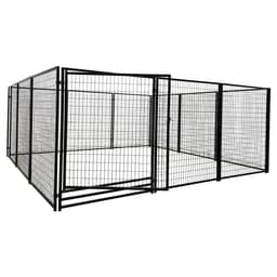 Trekker Hundegård 4.5x4.5x1.83m, Svart