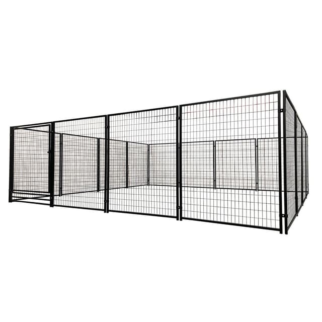 Trekker hundgård 6x6x1,83m, svart