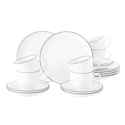Seltmann Lido Black Line kaffeservis 18 delar