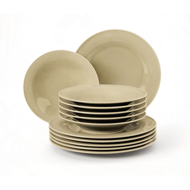 Seltmann Beat Sandbeige middagsporslin 12 delar