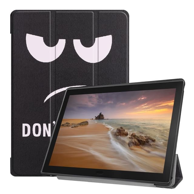 Tri-fold Fodral till Lenovo Tab E10 - Do not Touch Me