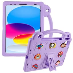 Apple iPad 10.9 2022 Gen 10 Stødsikker EVA-skumstativskal - Lilla