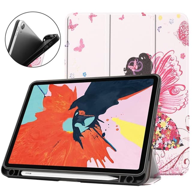 Apple iPad Air (2020) (2022) Slim fit tri-fold fodral - Beautiful Girl