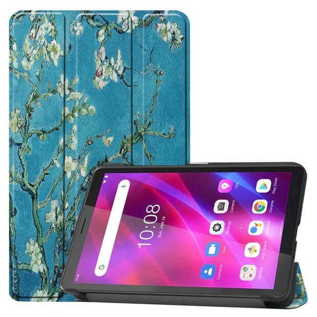 Tri-fold Fodral till Lenovo Tab M7 (3rd Gen) - Plum Blossom