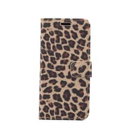 Leopard Pattern Wallet matkapuhelimen suojus iPhone 11 - keltainen