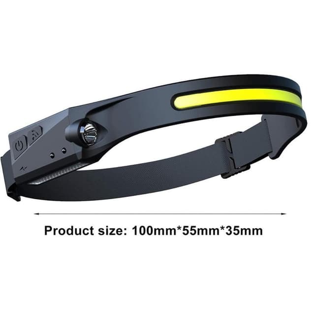 Hodelykt Frontlys Lommelykt COB LED