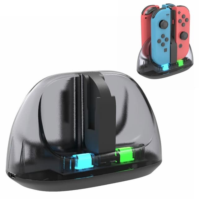 Laturi ohjaimille, jotka ovat yhteensopivia Nintendo Switch Joy-Con -latausaseman kanssa
