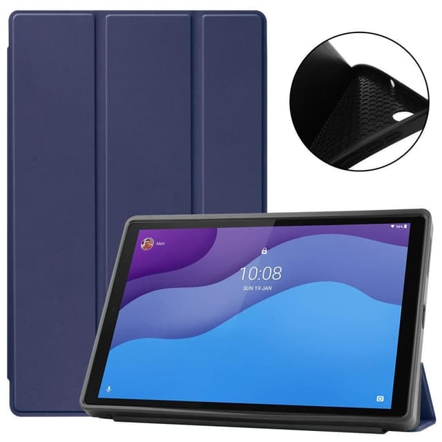 Kolminkertainen telinekotelo Lenovo Tab M10 HD Gen 2 TB-X306F - Tummansininen
