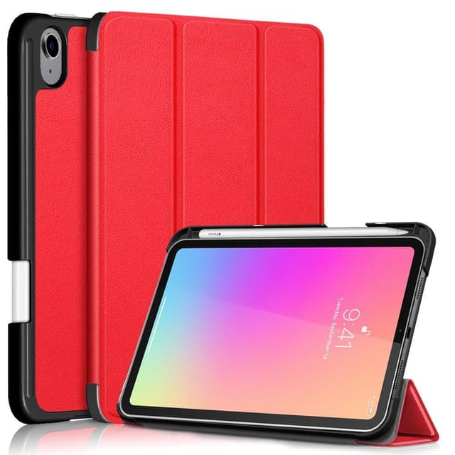 Apple iPad mini 6 (2021) Slim Fit Fodral Wake / Sleep - Röd