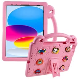Apple iPad 10.9 2022 Gen 10 Stødsikker EVA-skumstativskal - Lyserød