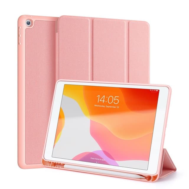 DUX DUX DUCIS Home Apple iPad 10.2 2021/2020/2019 Trefoldet Stativ Rose Guld