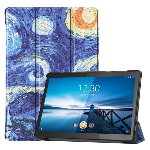Tri-fold Fodral till Lenovo Tab M10 FHD REL TB-X605FC - Oil Painting