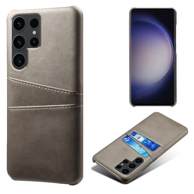 Samsung Galaxy S24 Ultra KSQ Pu-nahkapäällysteinen kuori kova kotelo