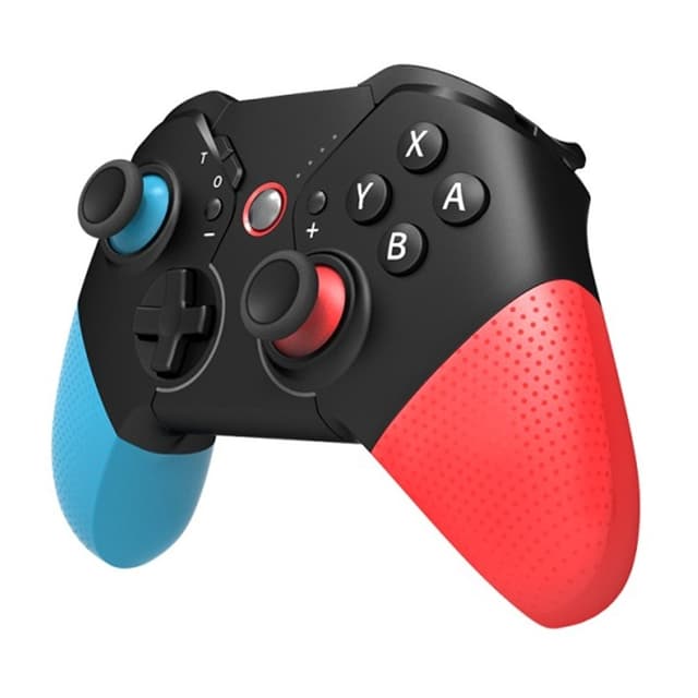 Kompatibel med Nintendo Switch trådløs spillkontroller vibrasjonsdesign - blå+rød