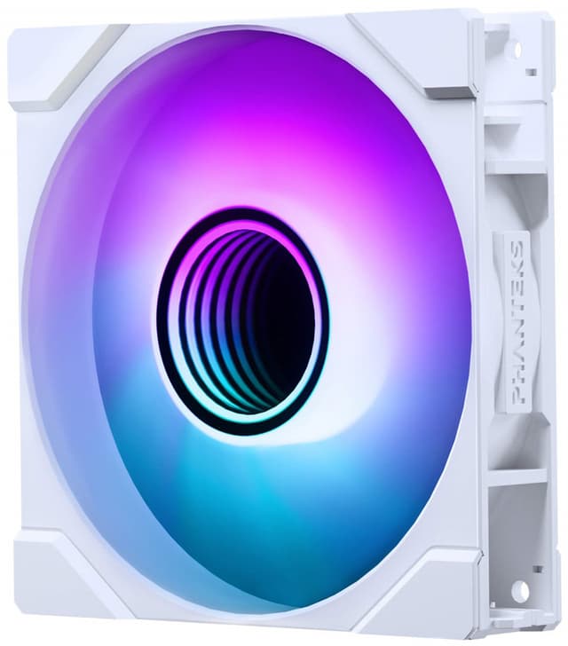 Phanteks M25 Gen2 Reversed Airflow DRGB 140mm PWM-blæser (hvid)