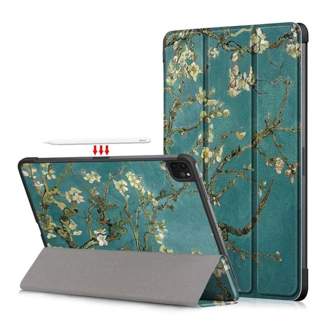 iPad Pro 11"" 2021/2020/2018 Trippeldeksel med smal passform - Blossom