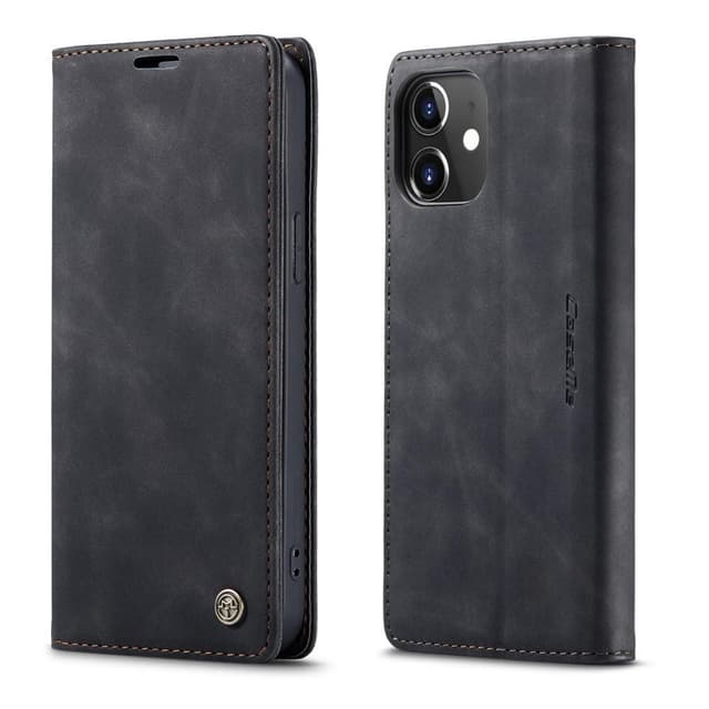 CASEME Plånboksfodral iPhone 12 Mini - Svart