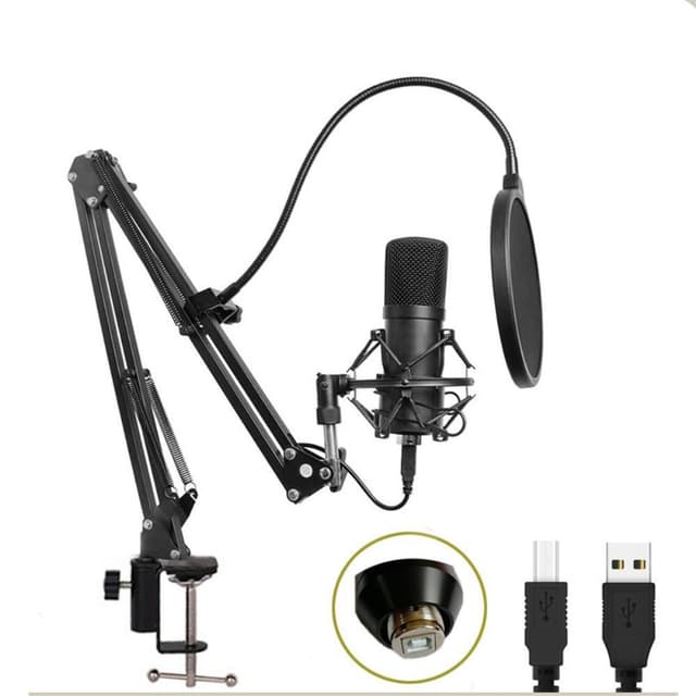 Studio Live Streaming Kringkasting Opptaksmikrofon Youtube