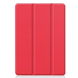 Apple iPad 10.2 2021/2020/2019 Kolminkertainen jalusta tablettikotelo - Punainen