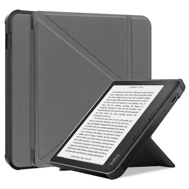 Fodral till Kobo Libra 2 eReader läsplatta - Grå