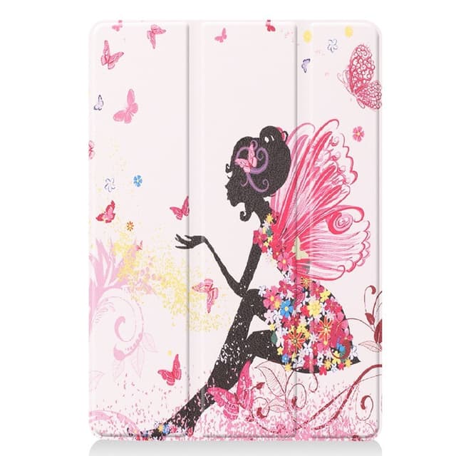 Apple iPad 10.2 (2019) Pattern PU Trifoldet Stand Tablet-Taske - Skønhed