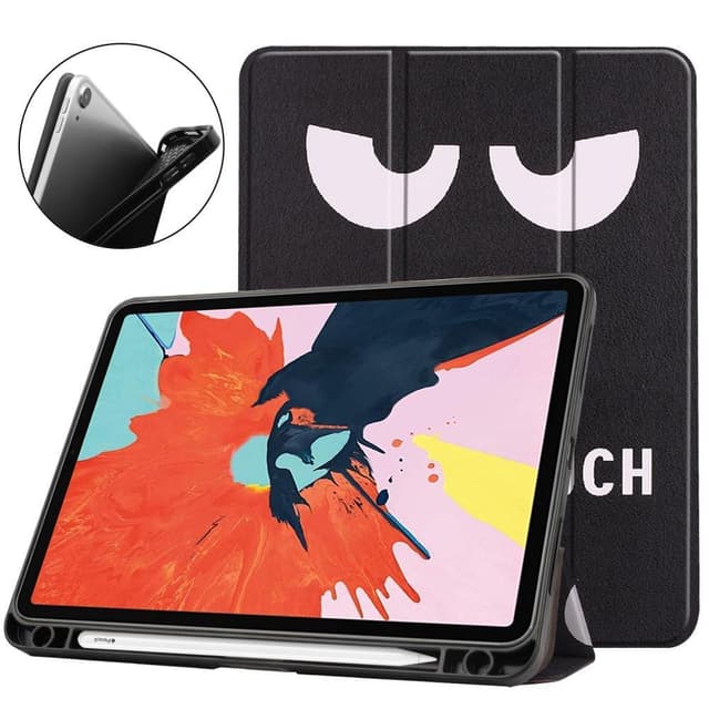 Apple iPad Air (2020) (2022) Slim fit tri-fold fodral - Don't Touch Me