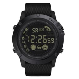 Smart Watch Aktivitetsmåler Vanntett for Apple/Android - Svart