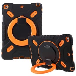 PEPKOO iPad 10.2 2021/2020/2019 Extreme Armor - Svart/Oransje