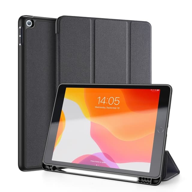DUX DUCIS Domo Apple iPad 10.2 2021/2020/2019 Trifoldet stativ sort