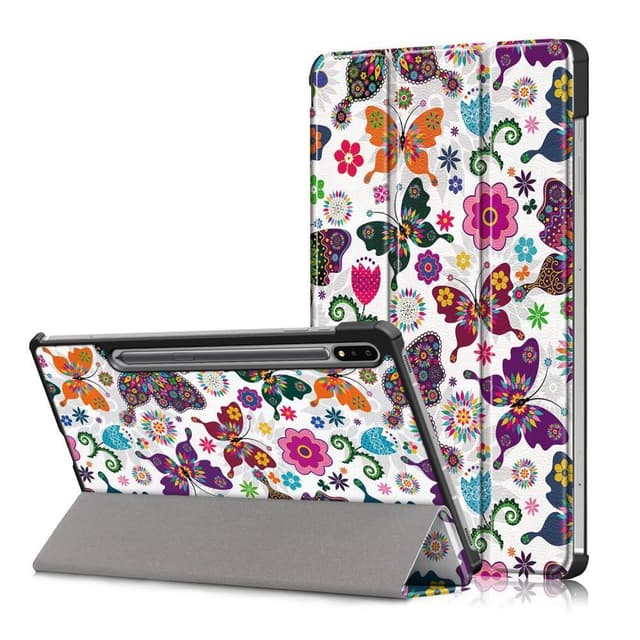 Slim Fit Cover Fodral Till Samsung Galaxy Tab S7 FE /Tab S7 Plus / Tab S8+ - Butterflies
