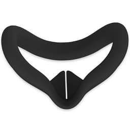 Til Meta Quest 3S VR Silikone Case Anti-Sved Face Pad Beskyttende Cover - Sort