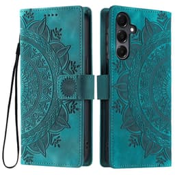 For Samsung Galaxy A26 Lommebok Deksel Shell Mandala Blomstermønster