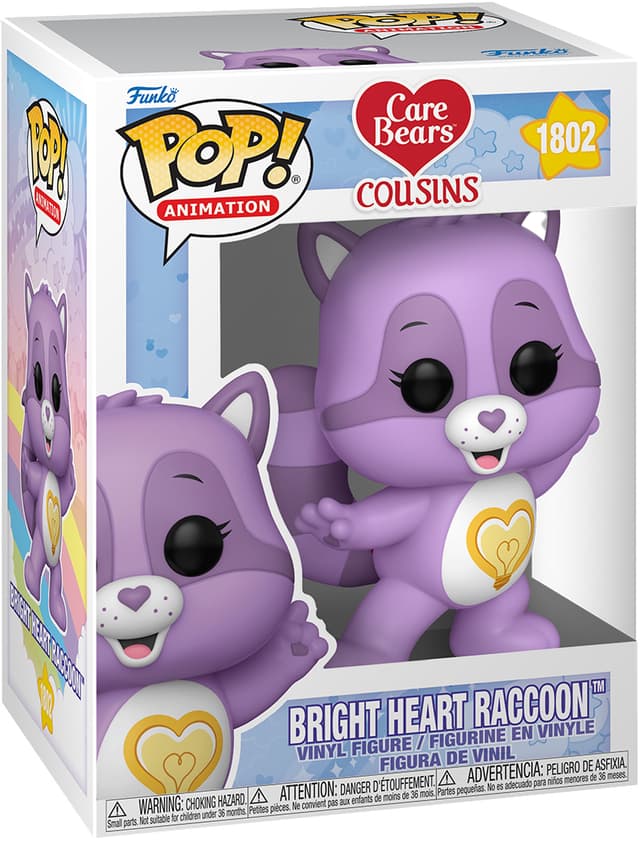 Funko POP Care Bears Cousins actionfigur (Bright Heart Raccoon)