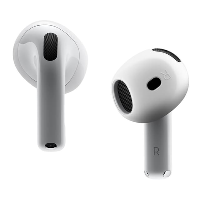 AirPods 4:lle liukumaton silikonikotelo, korvasuojat, nappikuulokkeet - Läpinäkyvä