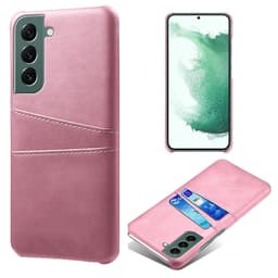 Till Samsung Galaxy S24+ Skal med 2 kortplatser - Rosa