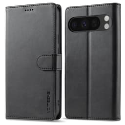 LC.IMEEKE Til Google Pixel 9 Pro XL Cover Flipcover - Sort