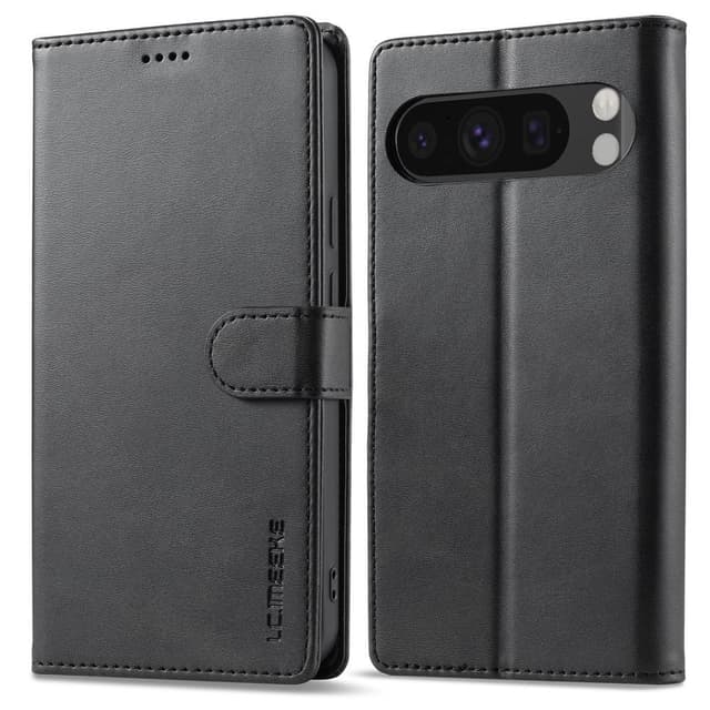 LC.IMEEKE Til Google Pixel 9 Pro XL Deksel Flip-Deksel - Svart