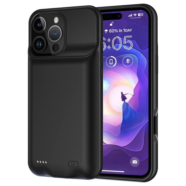 For iPhone 16 Pro 7000mAh oppladbart batterideksel Ladetui Powerbank